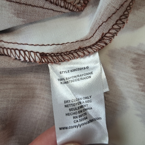 Anthropologie Corey Lynn Calter Giraffe Tunic Dress Size L - Picture 9 of 13